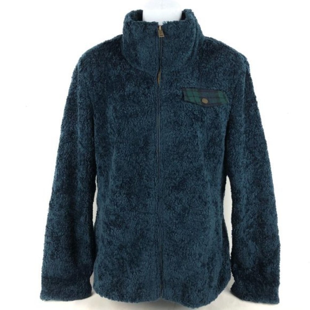 PENDLETON Fuzzy Hi-Pile Fleece Full-Zip Jacket